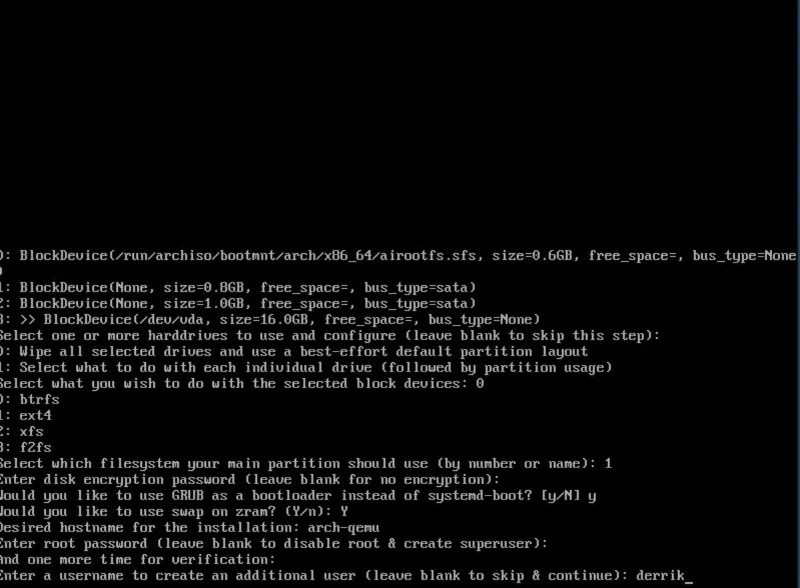 Cum se utilizează Archinstall pe Linux
