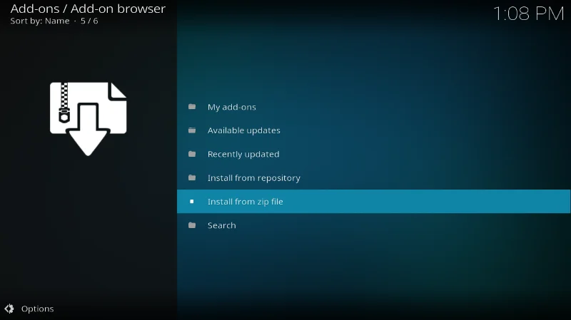Componente aggiuntivo MMA Streams per Kodi: installazione e panoramica