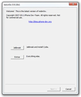 iOS 5.0.1용 Redsn0w 0.9.10b1 Untethered Jailbreak 출시