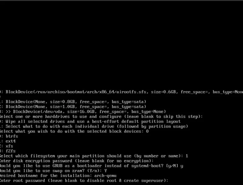 Cum se utilizează Archinstall pe Linux