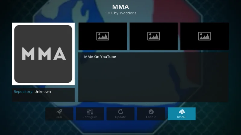 Componente aggiuntivo MMA Streams per Kodi: installazione e panoramica