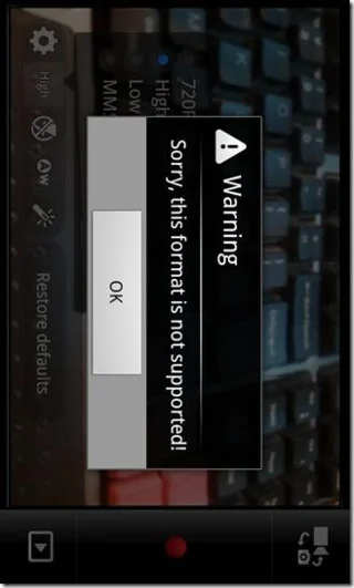 Samsung Galaxy S / Vibrant에 MIUI 커스텀 카메라 앱 설치