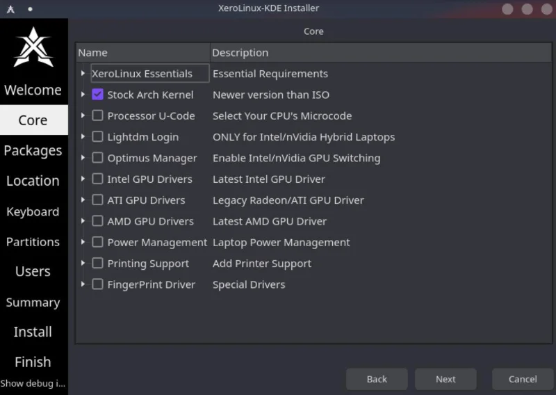 Come installare XeroLinux basato su Arch
