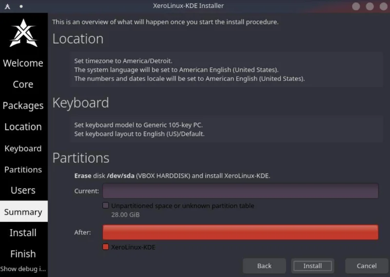 Come installare XeroLinux basato su Arch