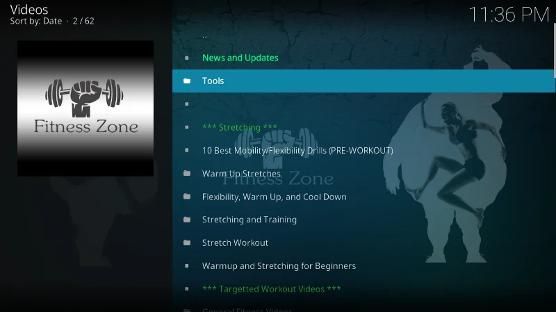 Melhores complementos Kodi para condicionamento físico e treino ainda funcionando em 2022