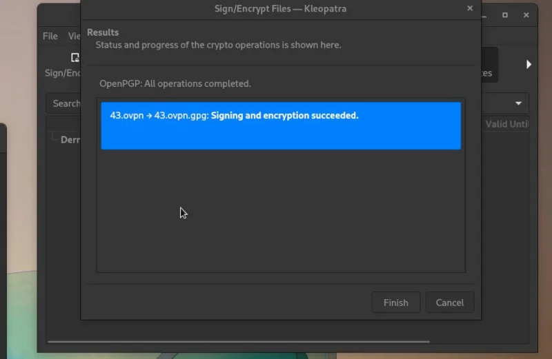 Crittografa i file su Linux nel modo più semplice con Kleopatra