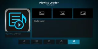 Playlist Loader Kodi Add-on: gerencie e mantenha listas de reprodução no Kodi