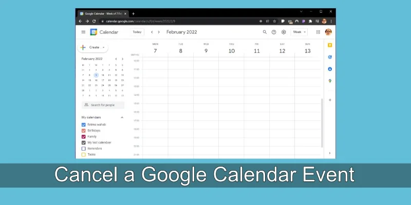So stornieren Sie ein Google Kalender-Ereignis