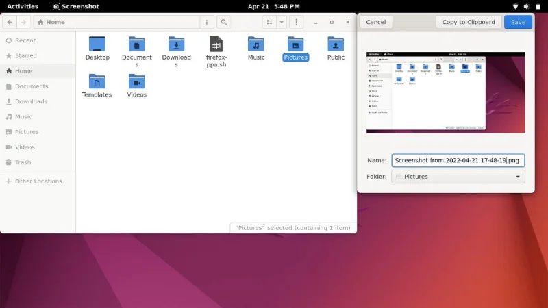 Ubuntu Linux에서 스크린샷을 찍는 방법