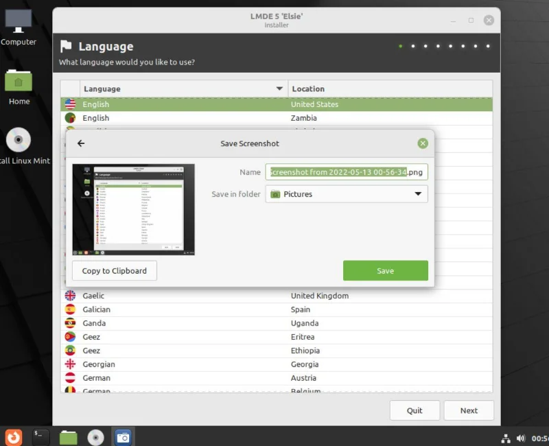 كيفية تثبيت Linux Mint Debian الإصدار 5 "Elsie"