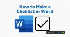 So erstellen Sie eine Checkliste in Microsoft Word