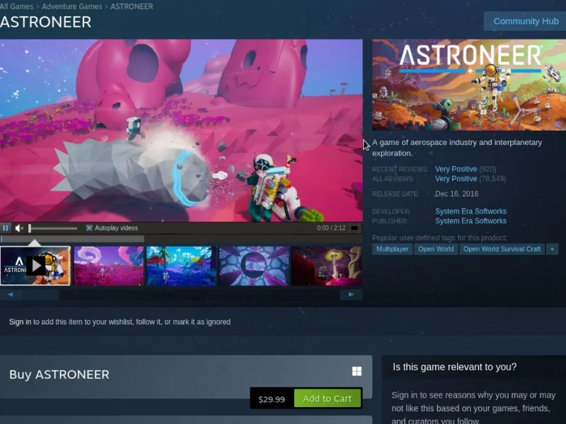 Linux에서 ASTRONEER를 플레이하는 방법