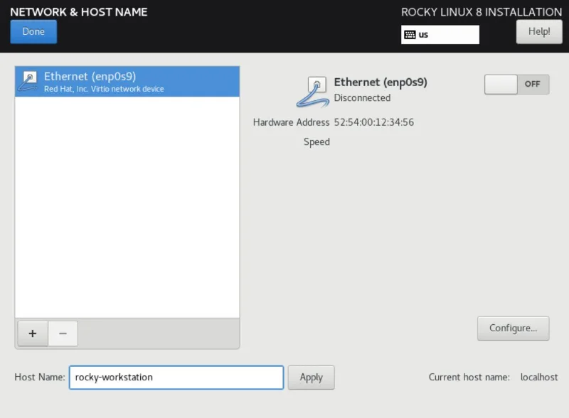 Come installare RockyLinux 8