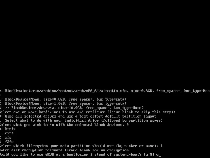 Cum se utilizează Archinstall pe Linux