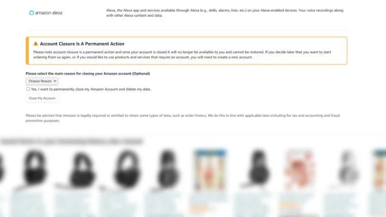 Come eliminare l'account Amazon: un tutorial sull'account Amazon
