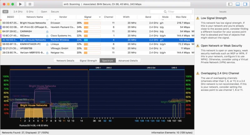 Die 10 besten drahtlosen Scan- und Analysetools (Windows, iOS, Android)