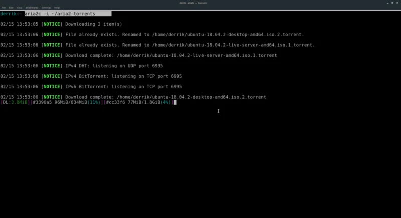 كيفية تنزيل التورنت من سطر الأوامر على نظام Linux