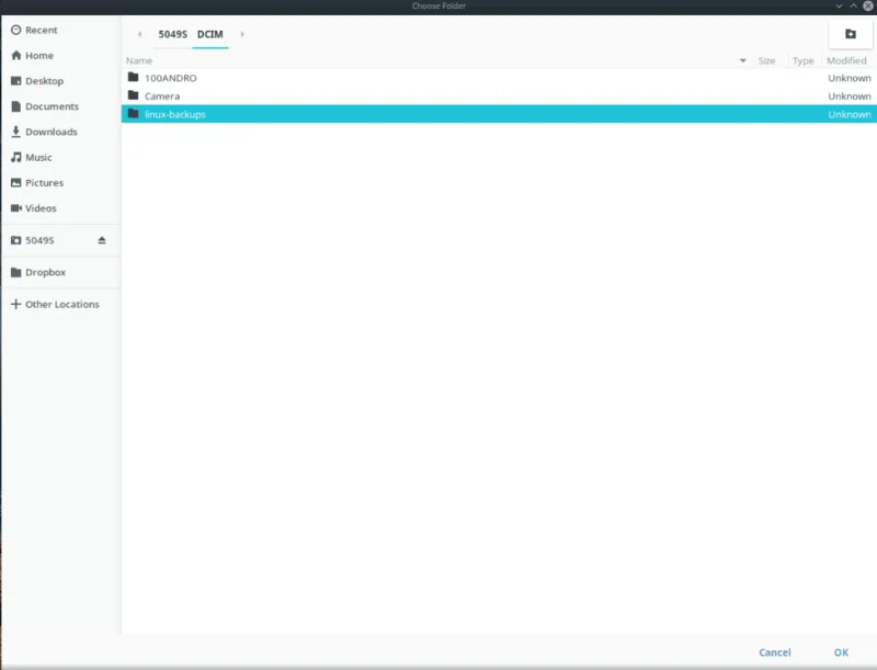 如何使用 Android 設備備份 Linux 文件