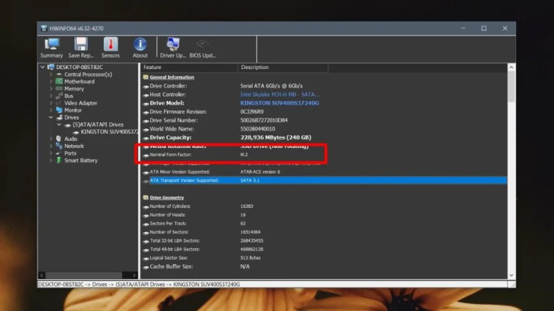SSD-ZでのSSD確認