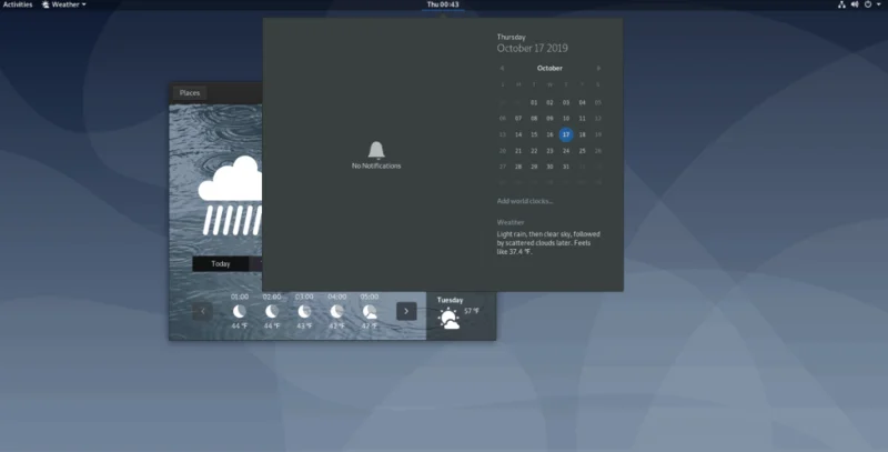 如何在 Gnome Shell 中查看天氣 如何在 Gnome Shell 中查看天氣