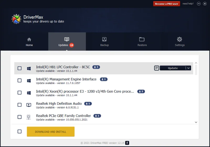 Miglior software di aggiornamento driver per Windows 10 (recensioni 2021)