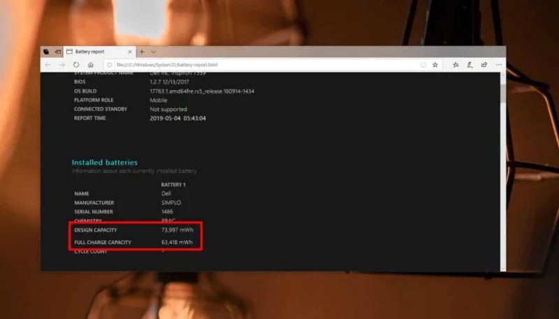 如何在 Windows 10 上檢查電池容量