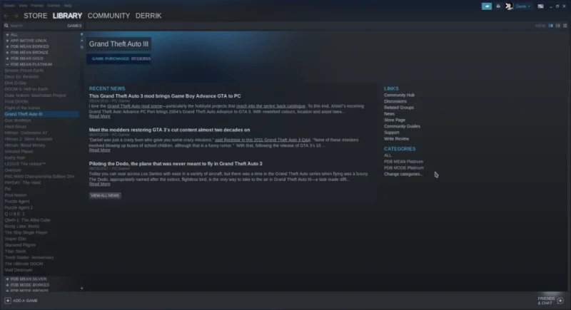 Bagaimana untuk mengkategorikan permainan Steam di Linux dengan Steamycats