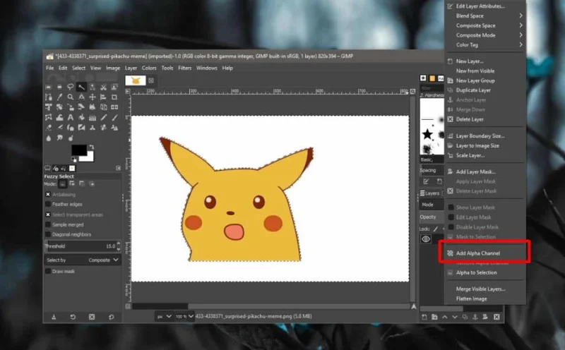 如何修復 GIMP 橡皮擦不工作