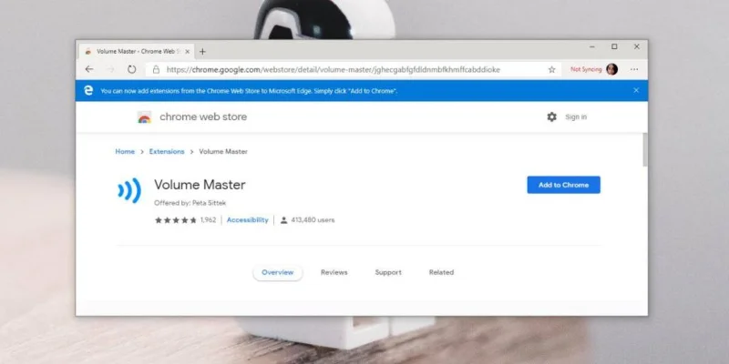 Windows10のChromiumEdgeにChrome拡張機能をインストールする方法
