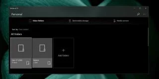 如何將文件夾和服務器添加到 Windows 10 上的電影和電視