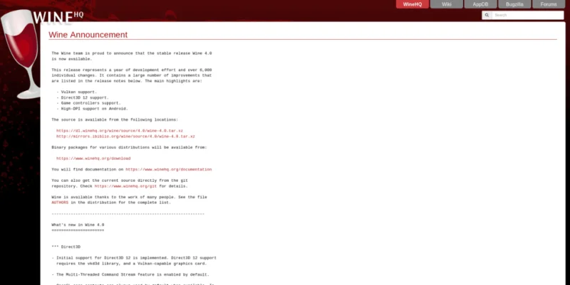 كيفية الترقية إلى Wine 4 على Linux