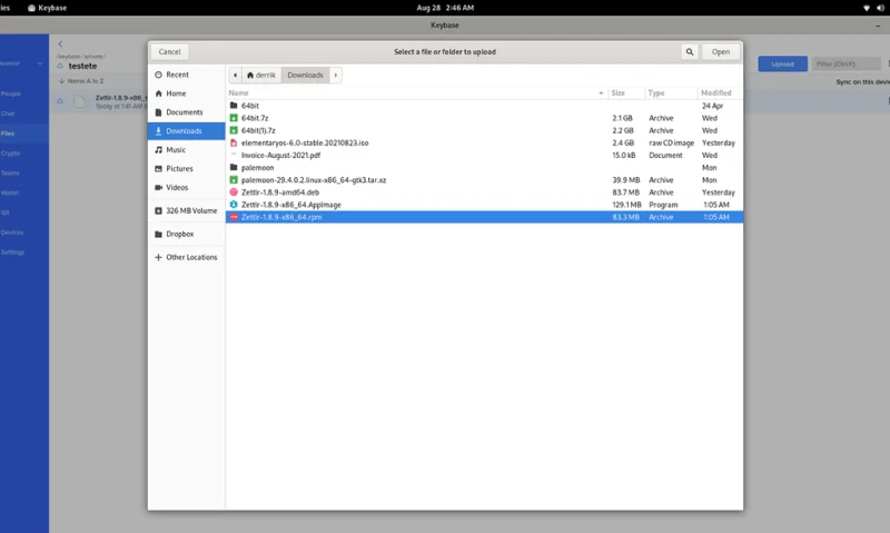 So verwenden Sie Keybase zum Verschlüsseln von Dateien unter Linux