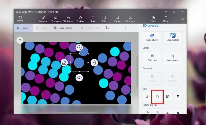 如何在 Paint 中使背景透明 (Windows 10)