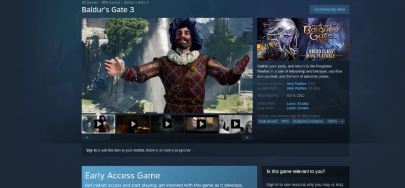 Come giocare a Baldurs Gate 3 su Linux