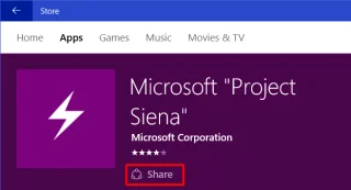 在 Windows 10 中將 Windows Store 應用程序鏈接複製到剪貼板