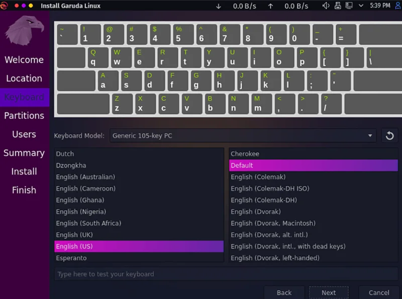 如何安裝 Garuda Linux