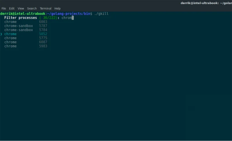 So verwenden Sie Gkill, um problematische Programme zu stoppen, die unter Linux ausgeführt werden