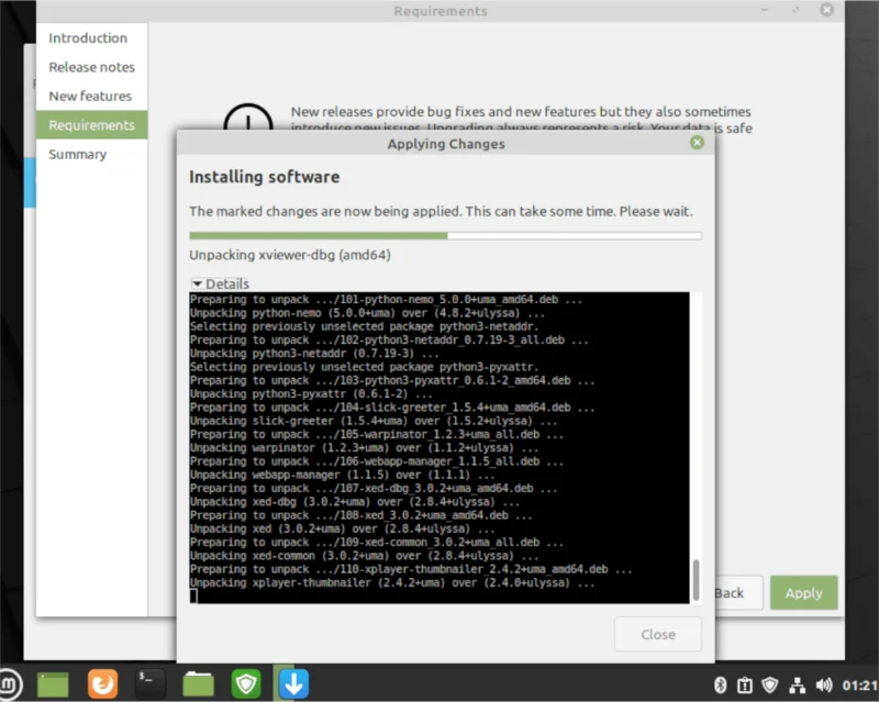 Linux Mint 20.2로 업그레이드하는 방법