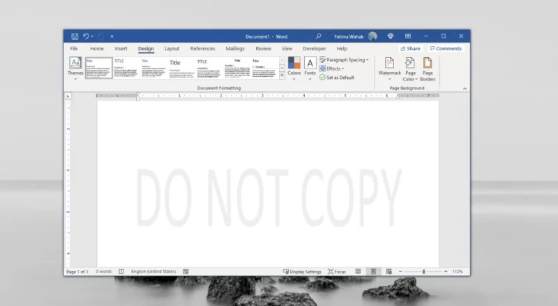 So entfernen Sie Wasserzeichen in Microsoft Word