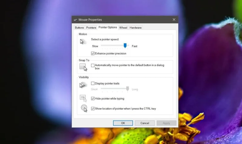 Come migliorare la precisione del touchpad su Windows 10