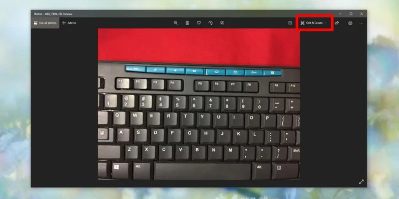 如何在 Windows 10 上拉直照片