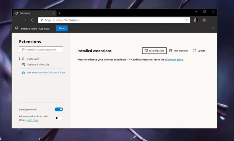 So installieren Sie Chrome-Designs auf Chromium Edge unter Windows 10