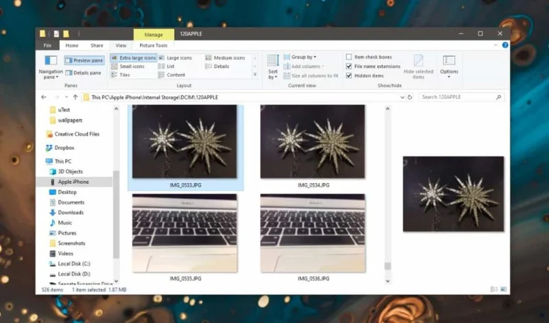 如何在 Windows 10 上從 iPhone 導入 HDR 照片