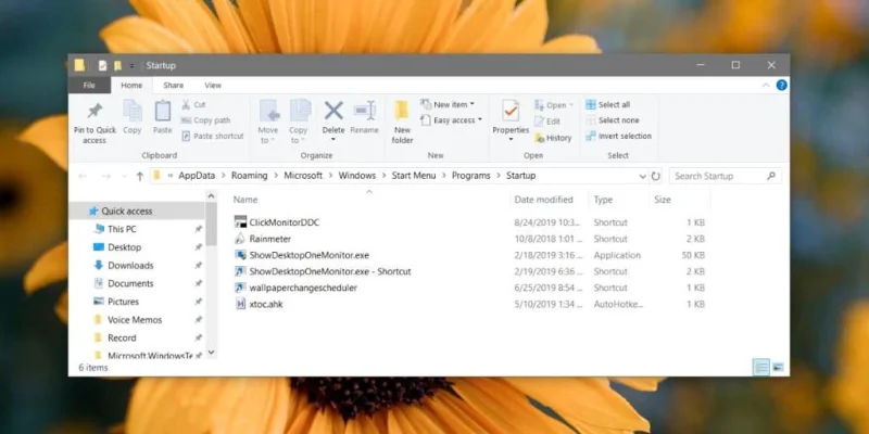 如何將項目添加到 Windows 10 上的啟動文件夾