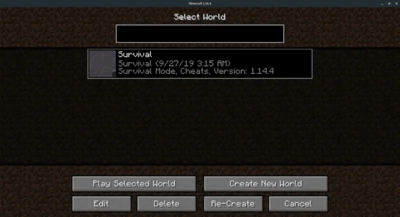 So sichern Sie Minecraft-Welten unter Linux