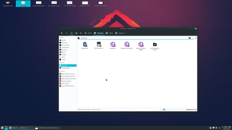 Como se conectar a servidores no Linux com o gerenciador de arquivos KDE