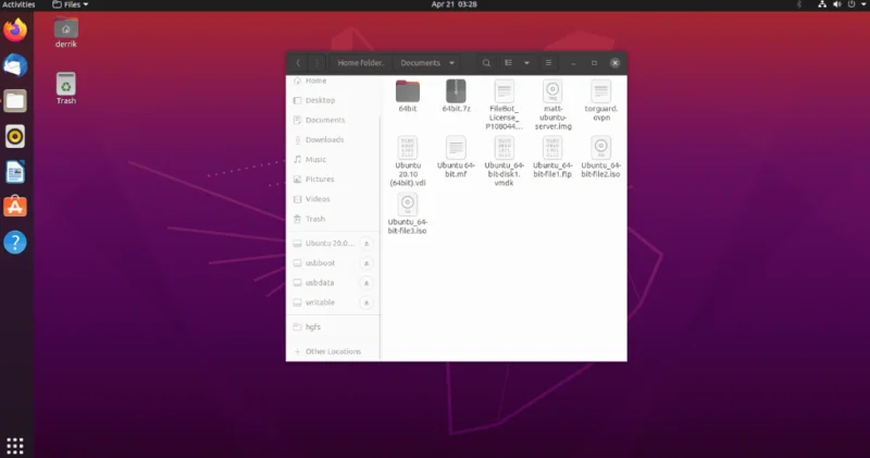 Acceso a carpeta compartida en Ubuntu