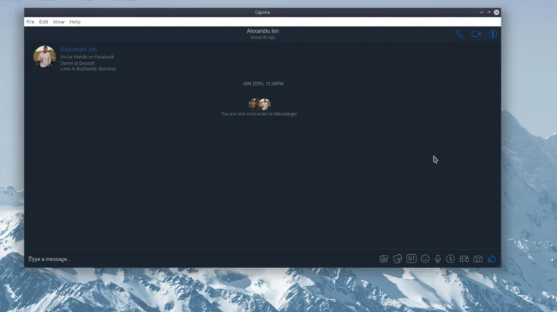 Cara Mengakses Facebook Messenger Pada Desktop Linux Dengan Caprine