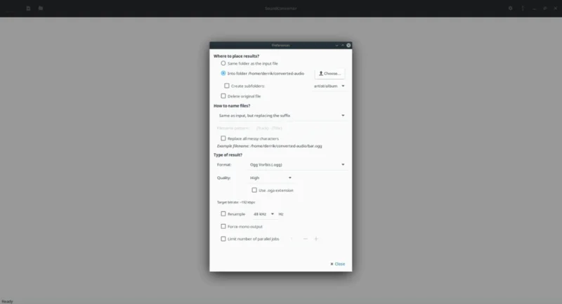 كيفية تحويل ملفات الموسيقى MP3 إلى تنسيقات مفتوحة المصدر على نظام Linux