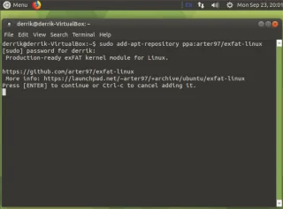 Come accedere ai file system ExFat su Ubuntu Linux
